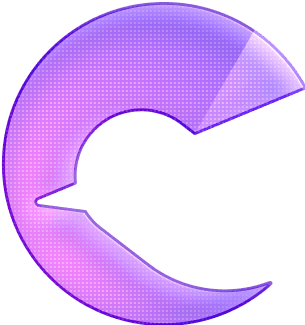 Cadmus logo in a pink-to-purple gradient with a grid pattern fill.