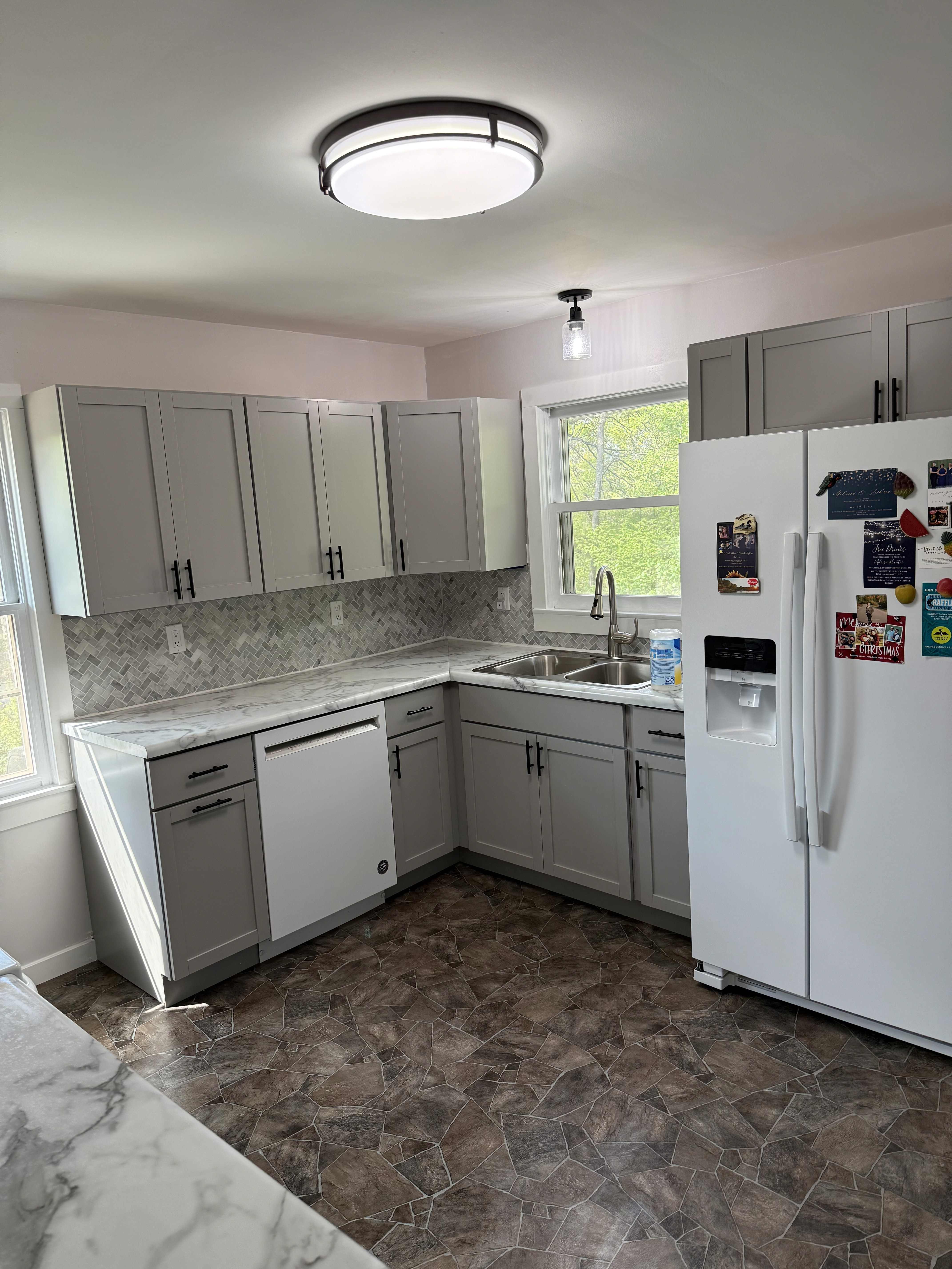 Kitchen Remodel Gray cabinets