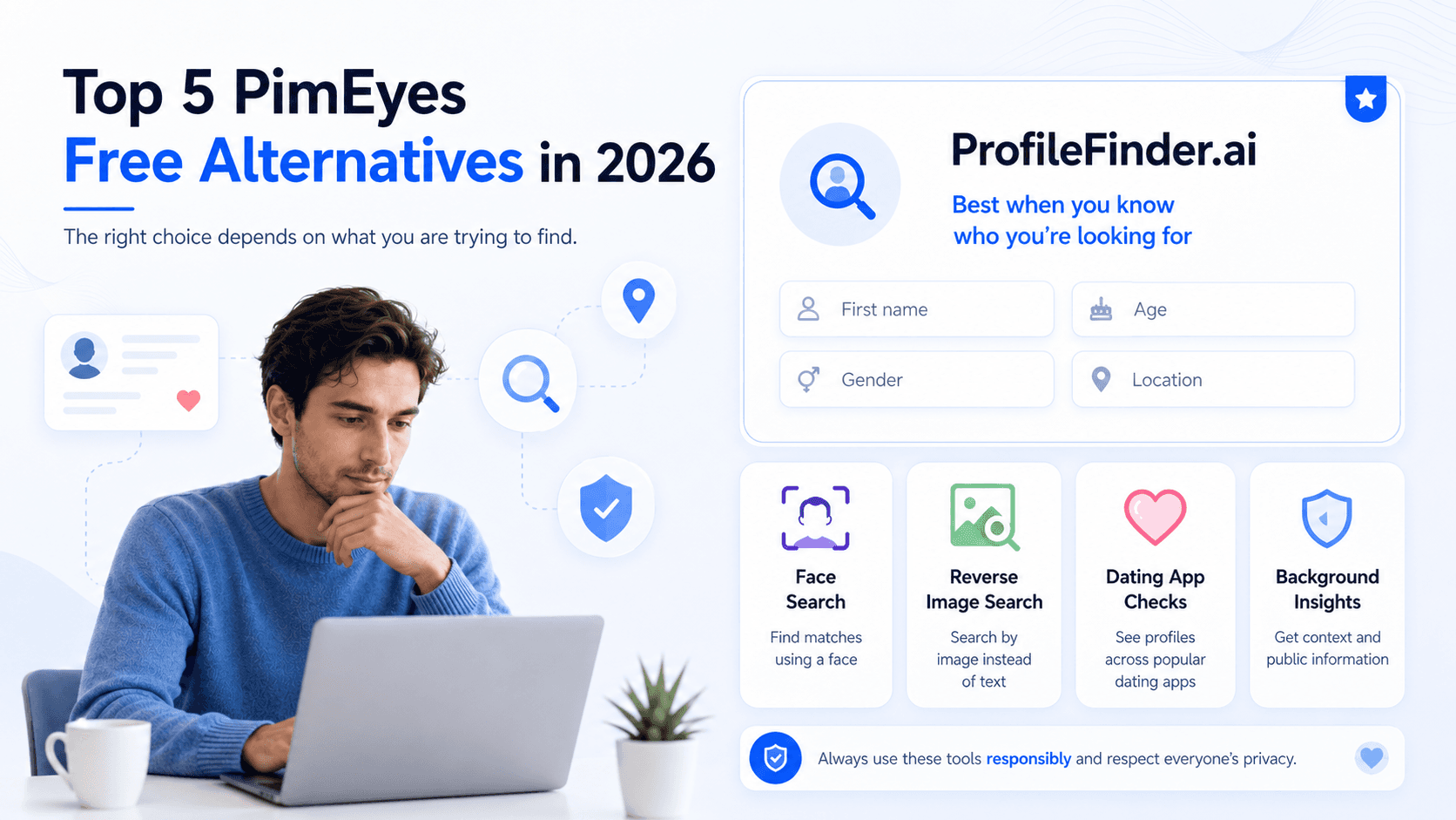 Top 5 pimeyes free alternatives in 2026