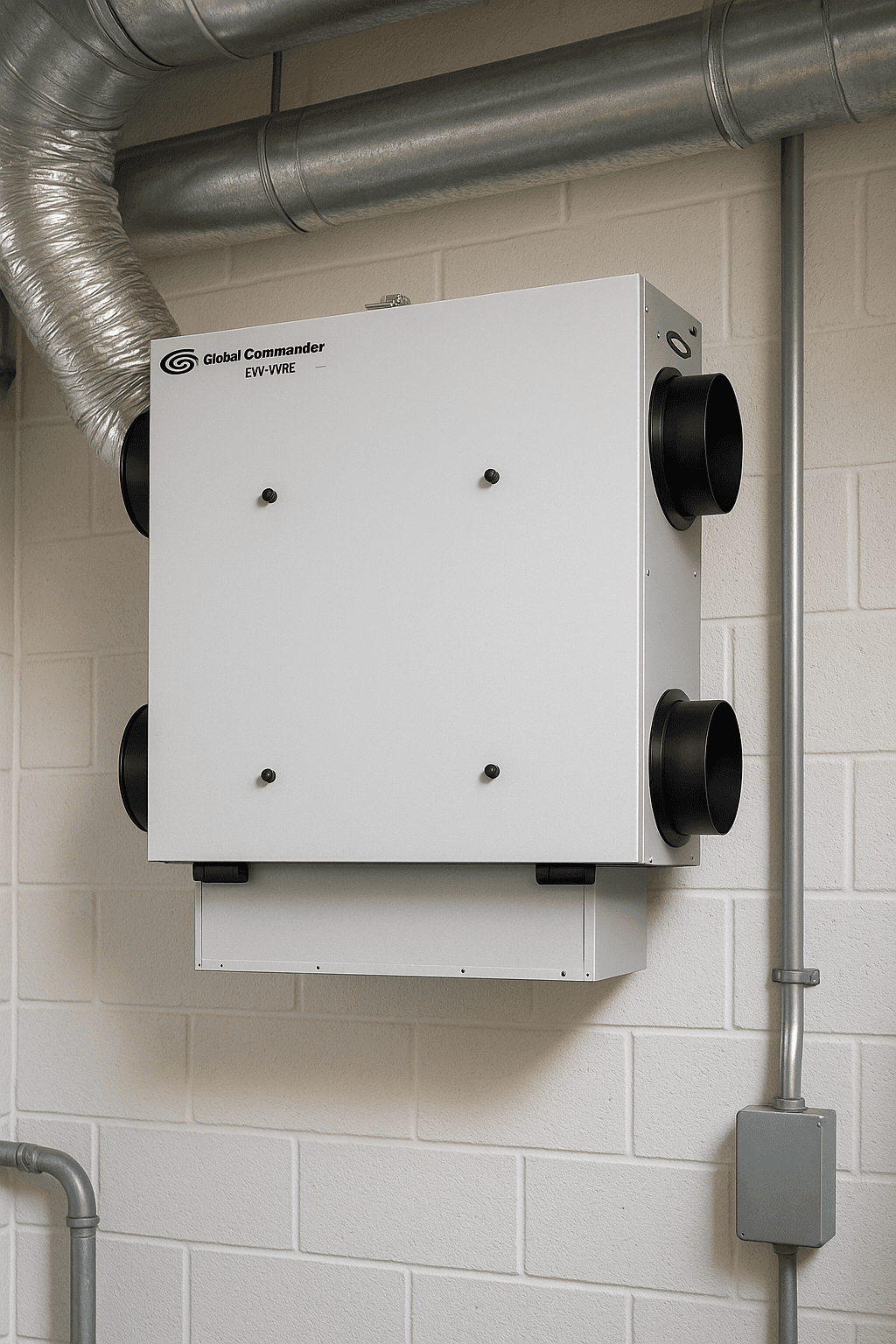 Échangeur d'air mural.