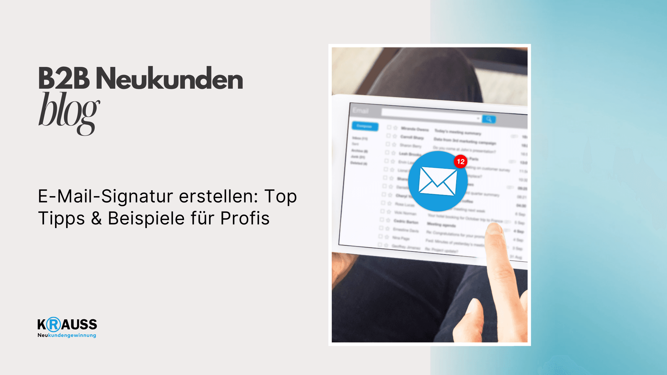 E-Mail-Signatur erstellen: Top Tipps & Beispiele für Profis