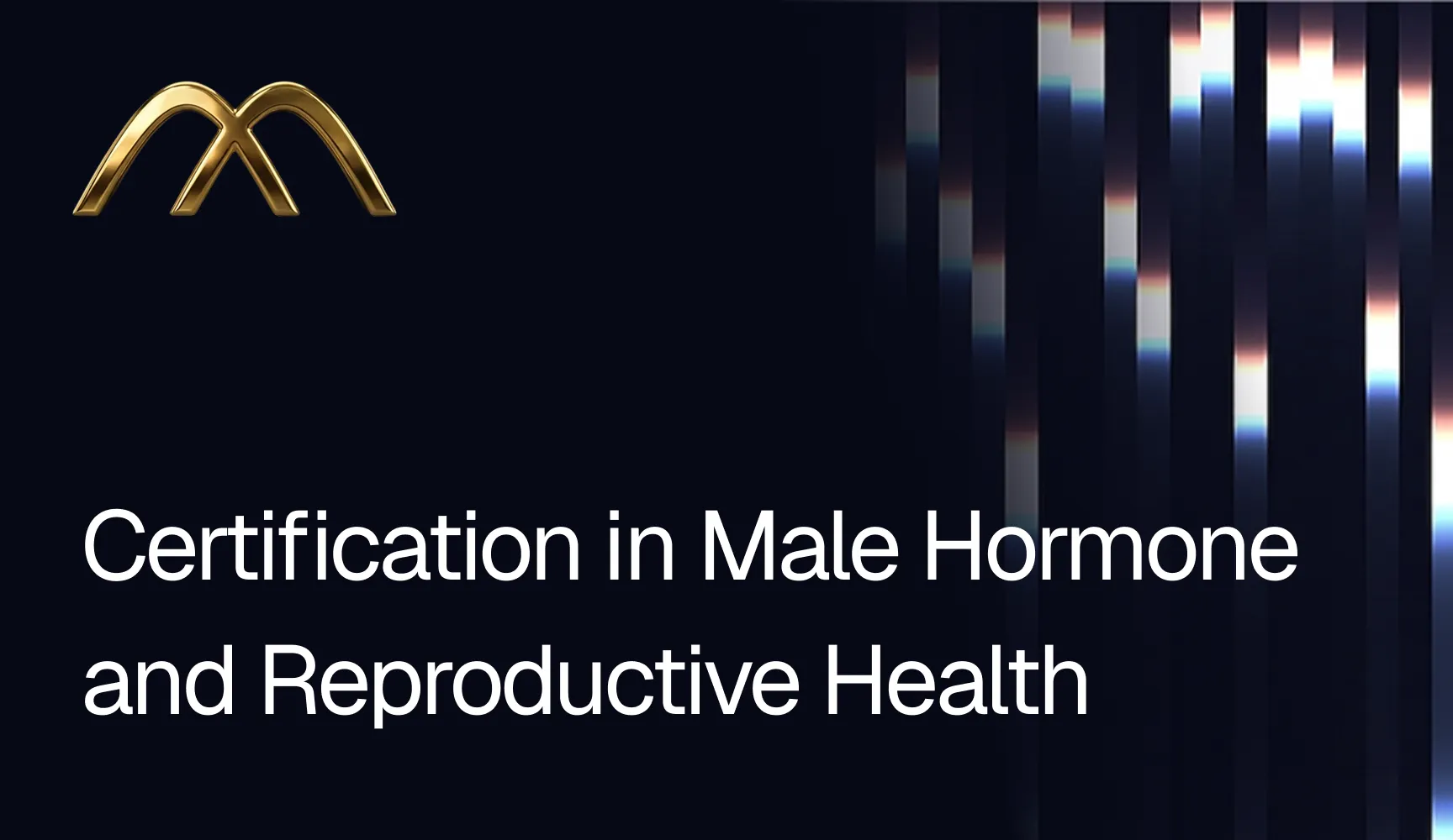 Course card for Certification in Male Hormone and Reproductive Health