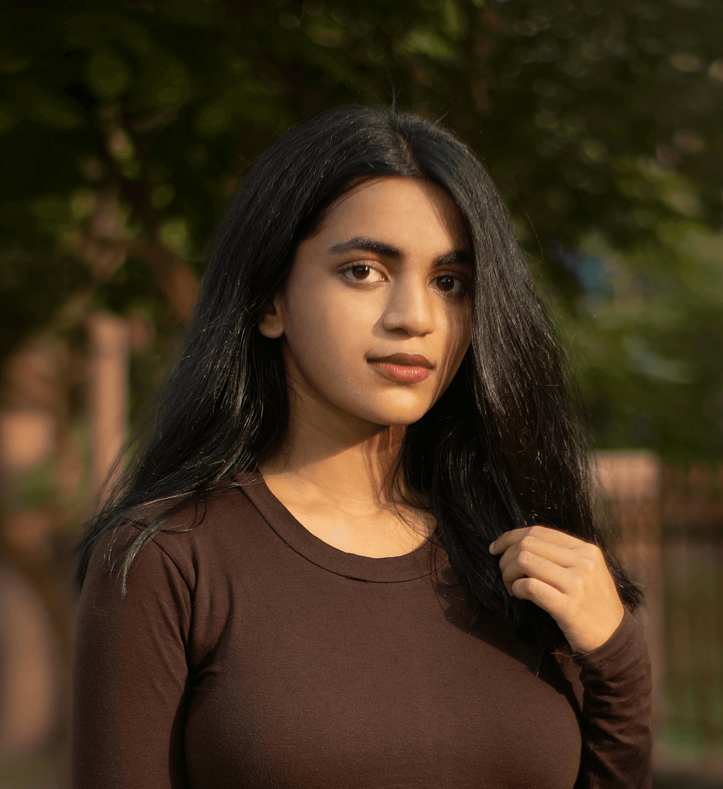 a woman posing for a picture
