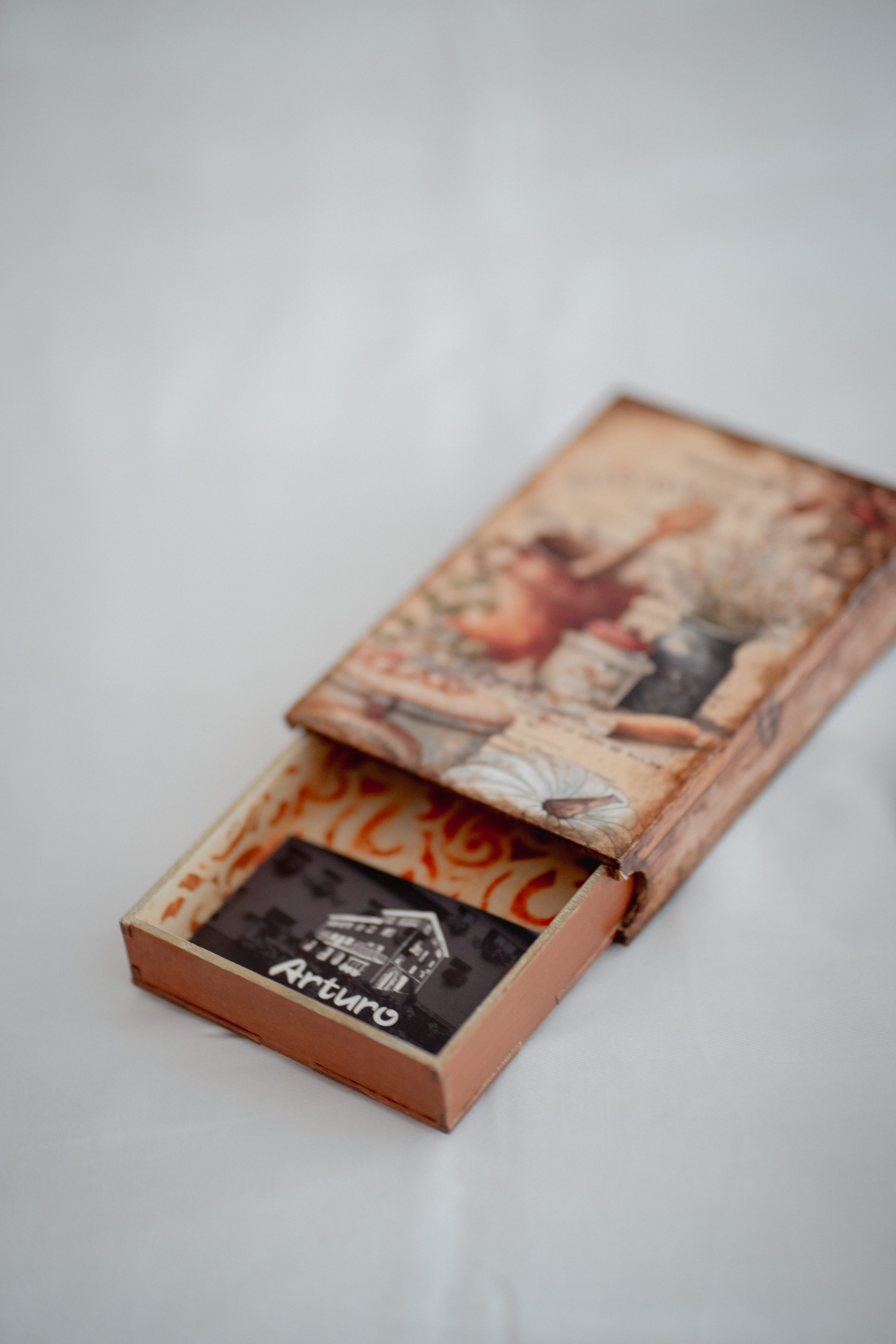 photo of creating flambe cocktail