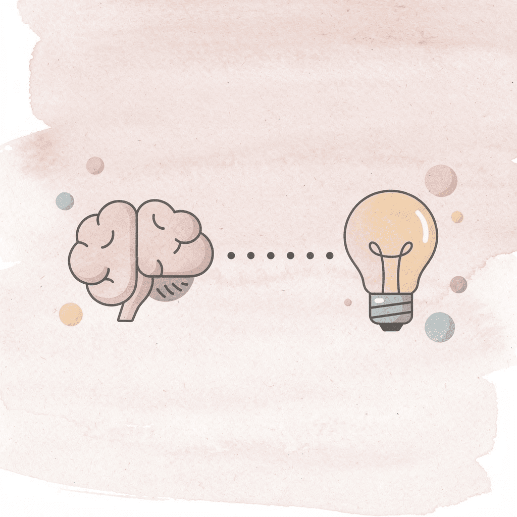 Two speech bubbles connected by a dotted line showing communication
