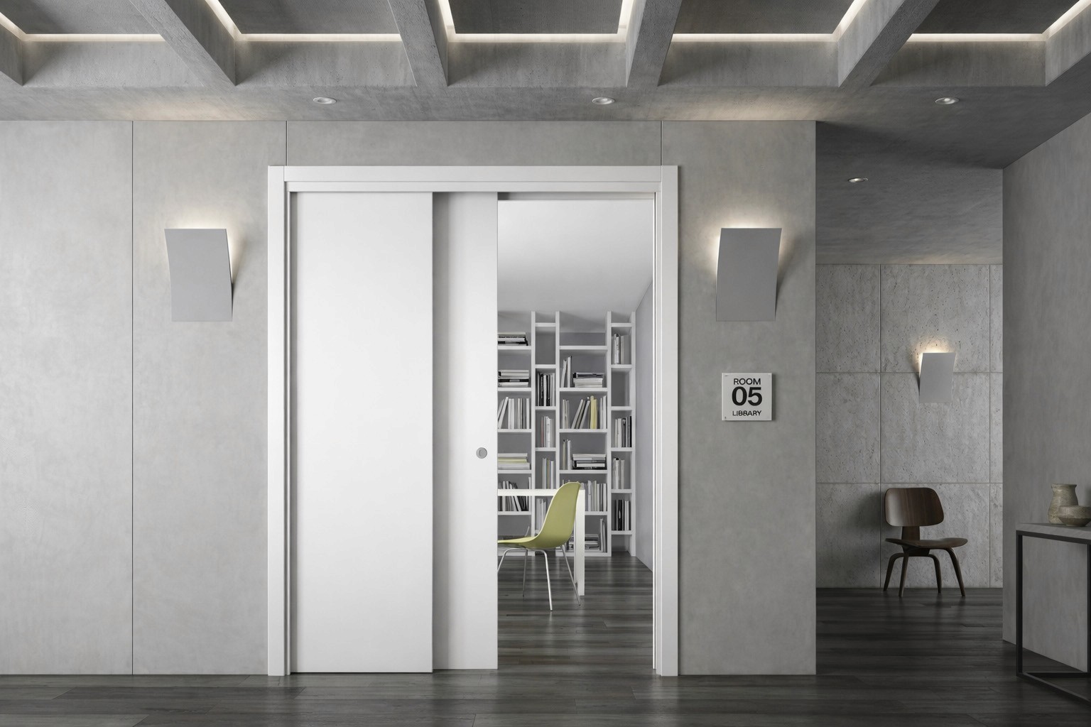 Controtelaio a scomparsa modello Duplo