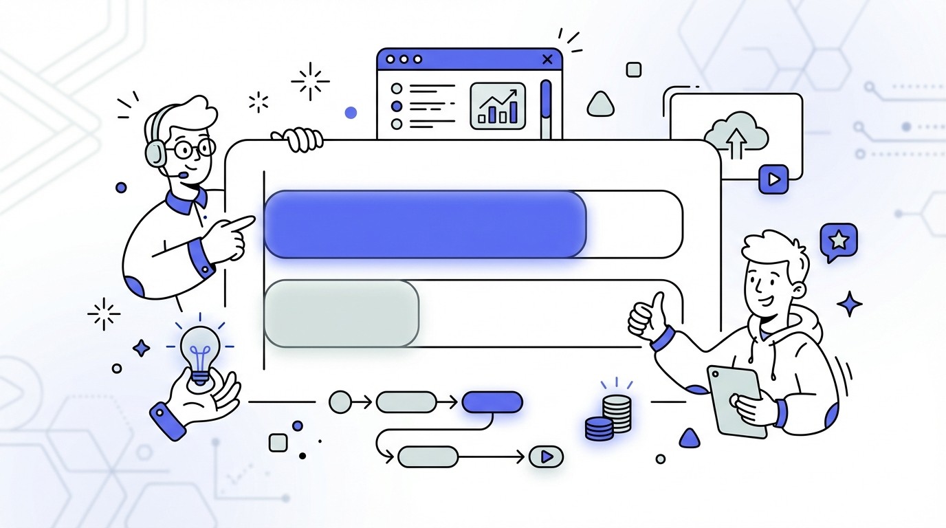 A modern bar chart infographic showing a proportion where approximately two-thirds of the bar is a professional blue and the remaining one-third is a muted grey or green, representing a statistical ratio.