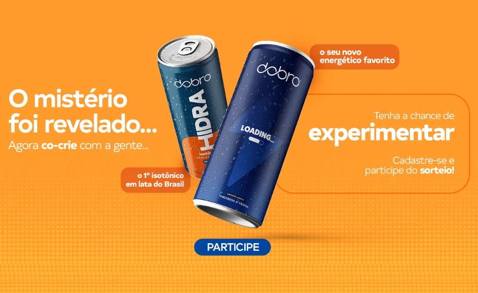 Dobro convida seguidores a co-criar novo isotônico em lata