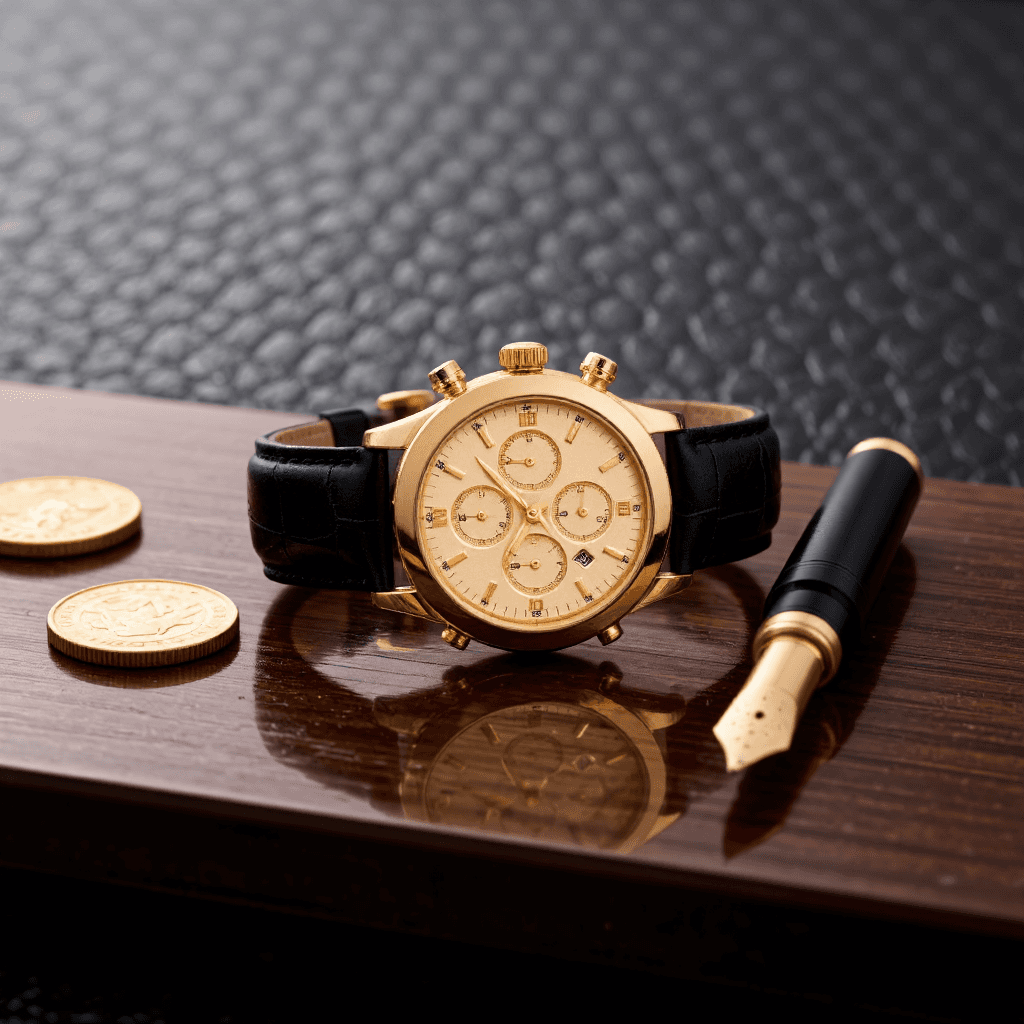 product photography of luxury watch