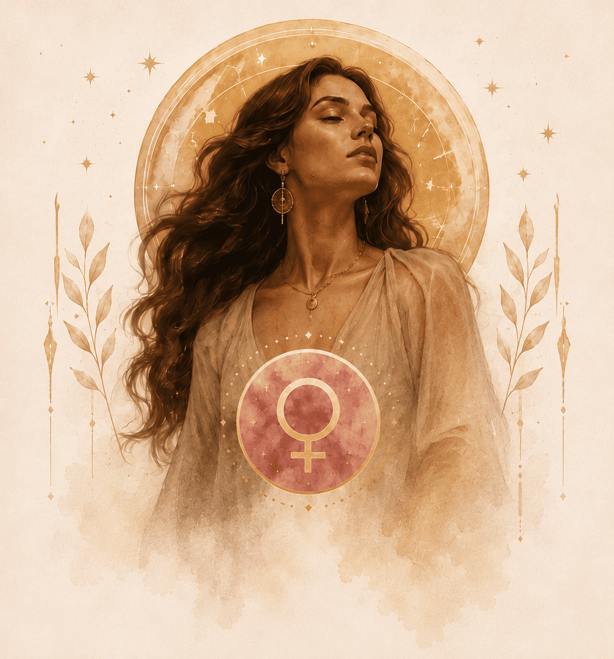 Avatar ilustrado do arquétipo de Vênus