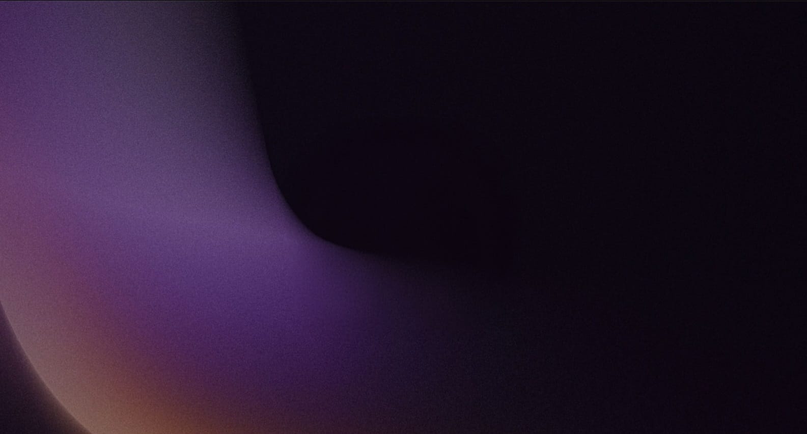 Sfondo nero con una curva viola e dettagli dorati, completmente estetica