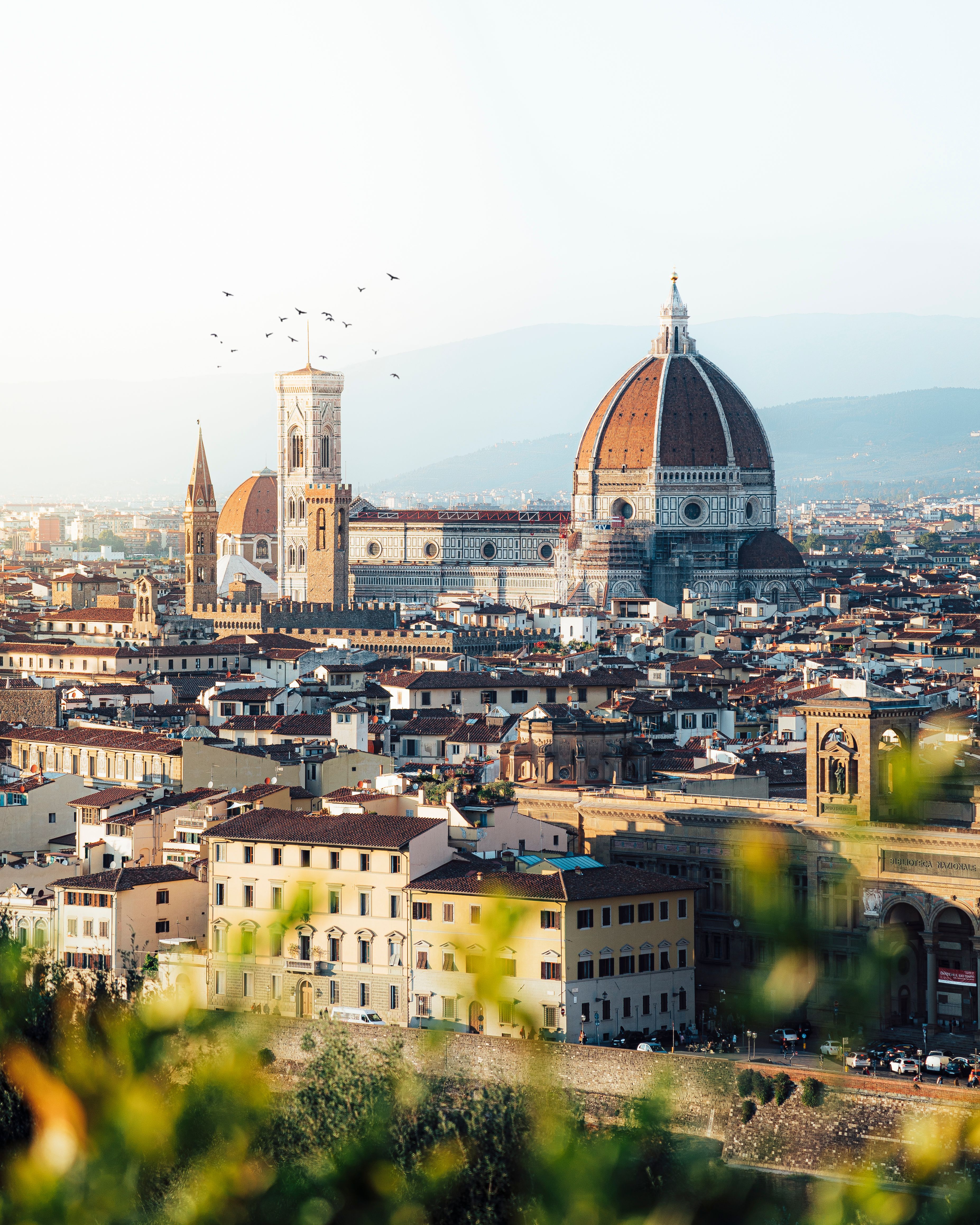 Florence skyline at sunset