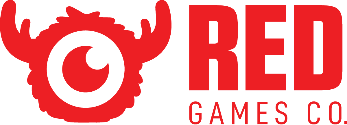 Red Games Co. logo - red monster and text