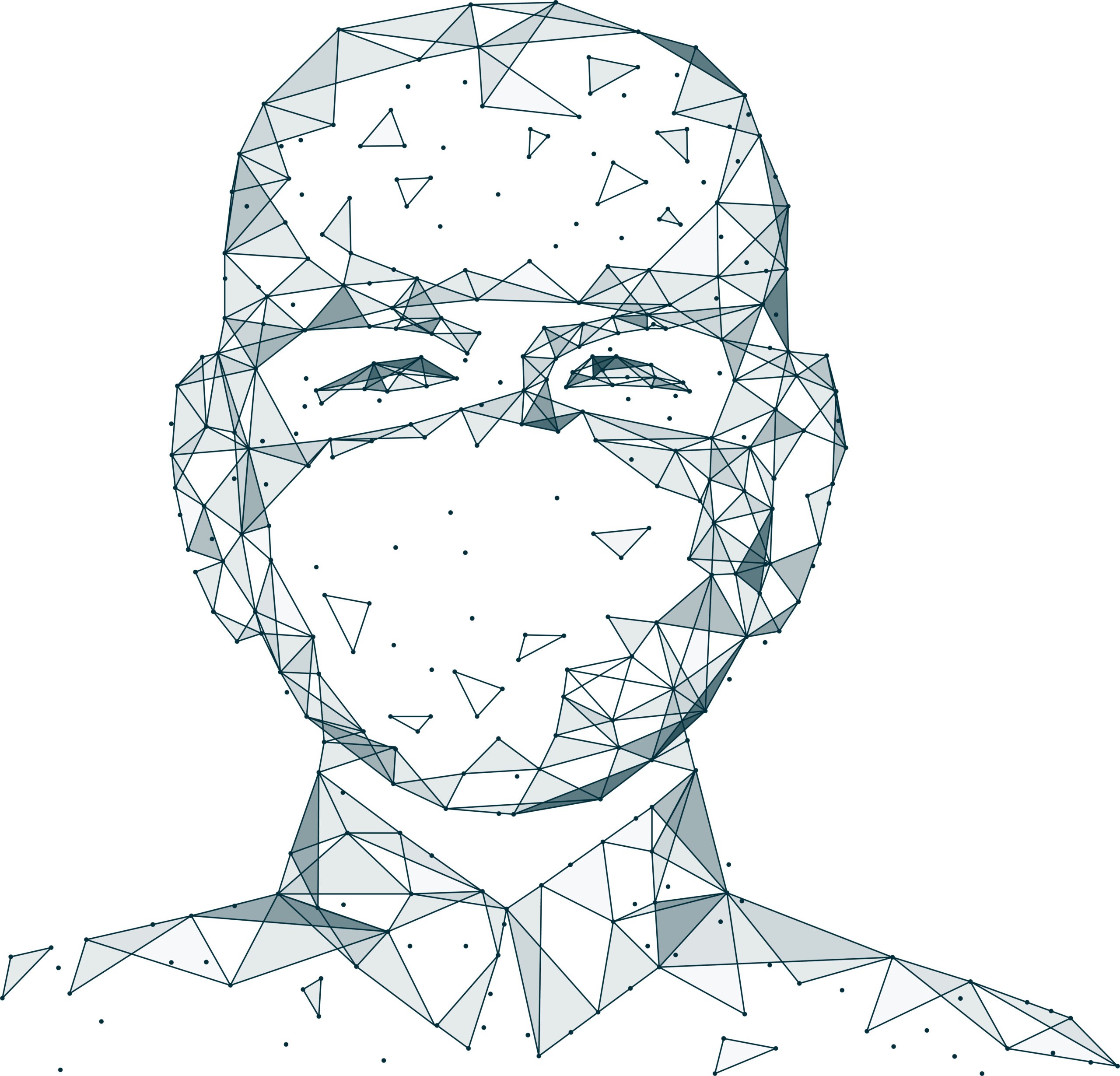 Illustration of a man wearing a mask