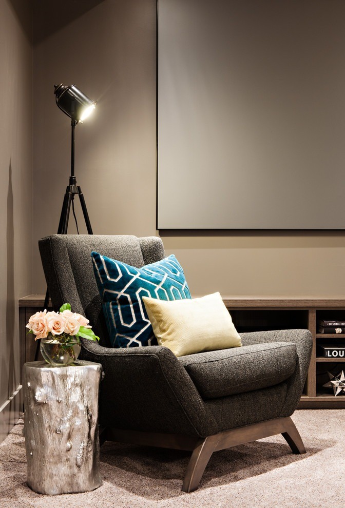 Image of KHD Homes interior design featuring a cozy living room with a chair furniture and layout design elements.