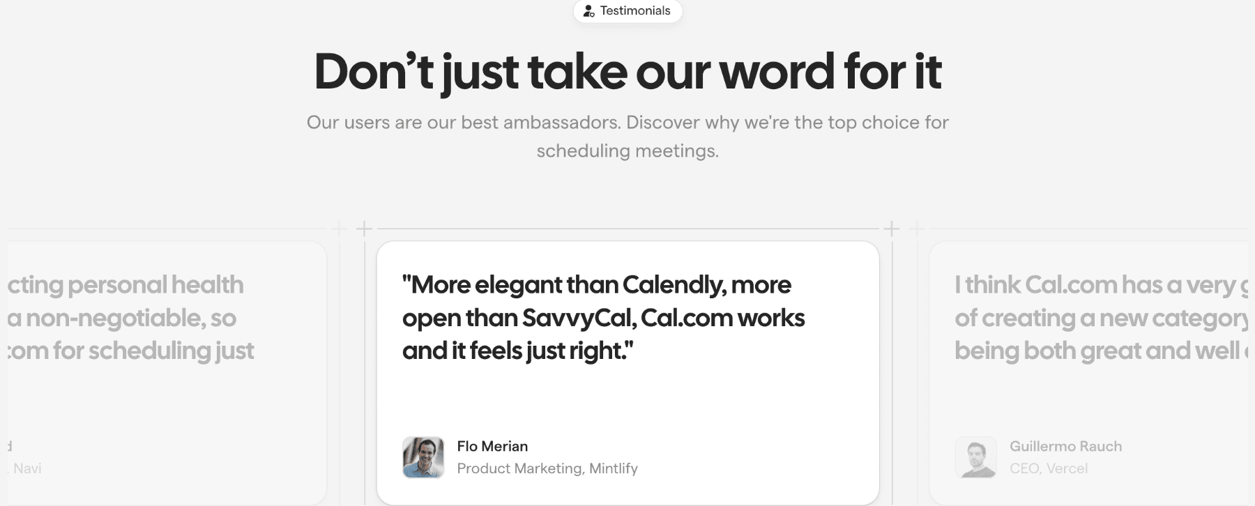 Cal.com review from a user.