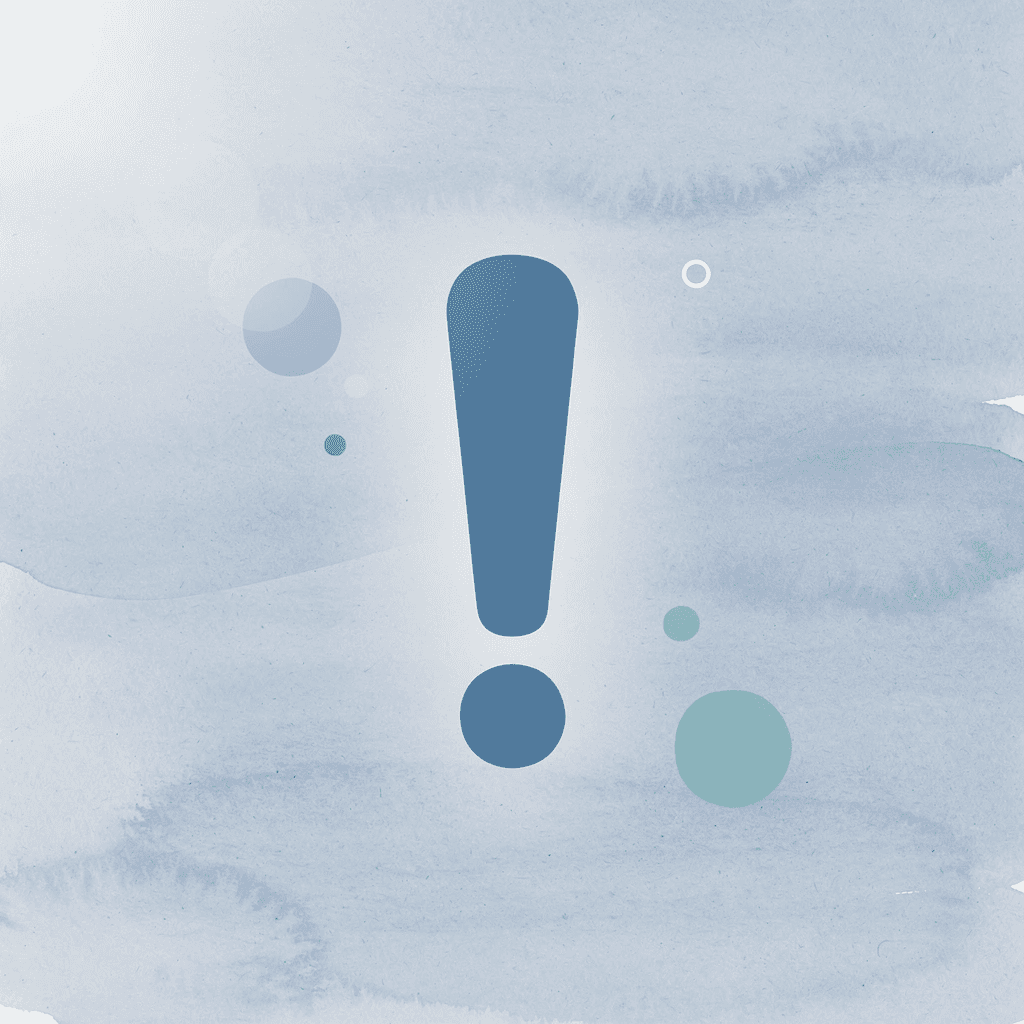 Warning icon highlighting NotebookLM limitations