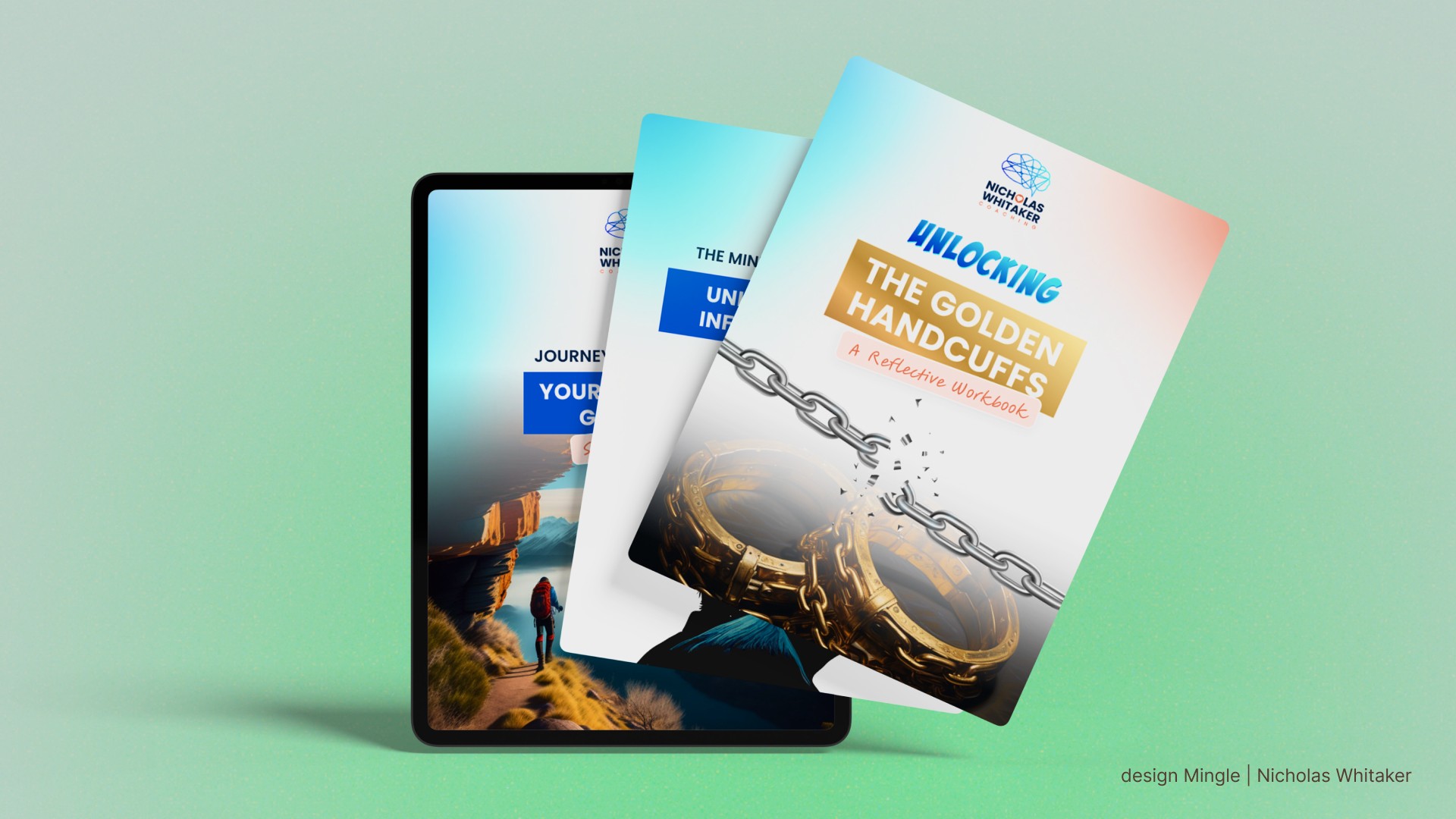 E-book cover design for Nicholas Whitaker 