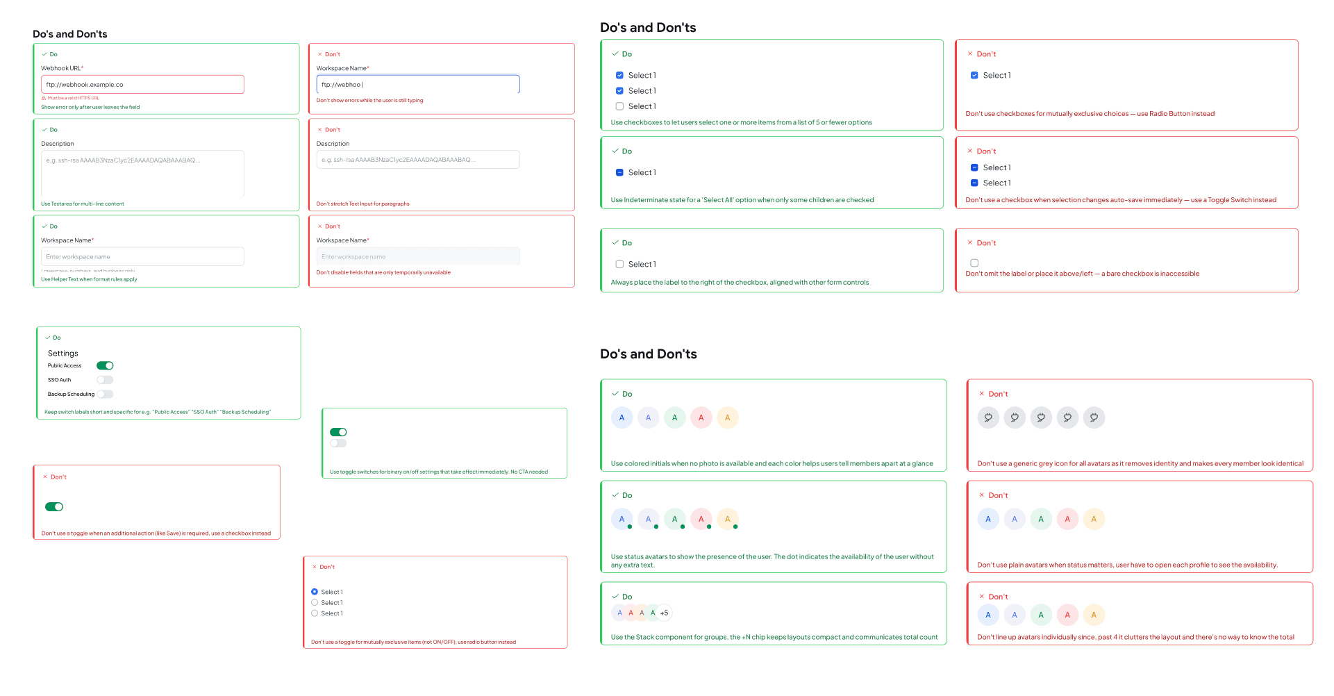 Reusable card component examples