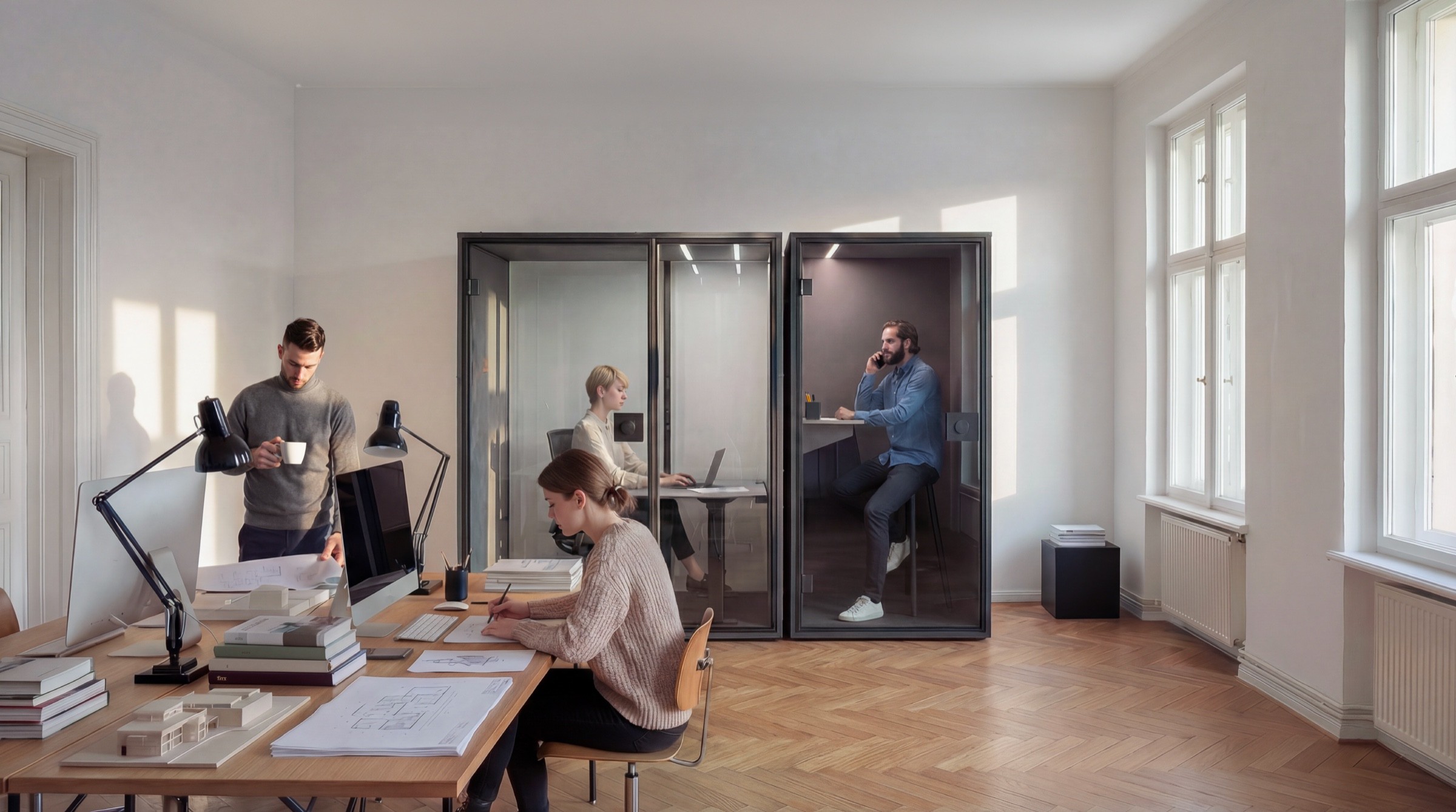 Berlin Acoustics — office scene 7