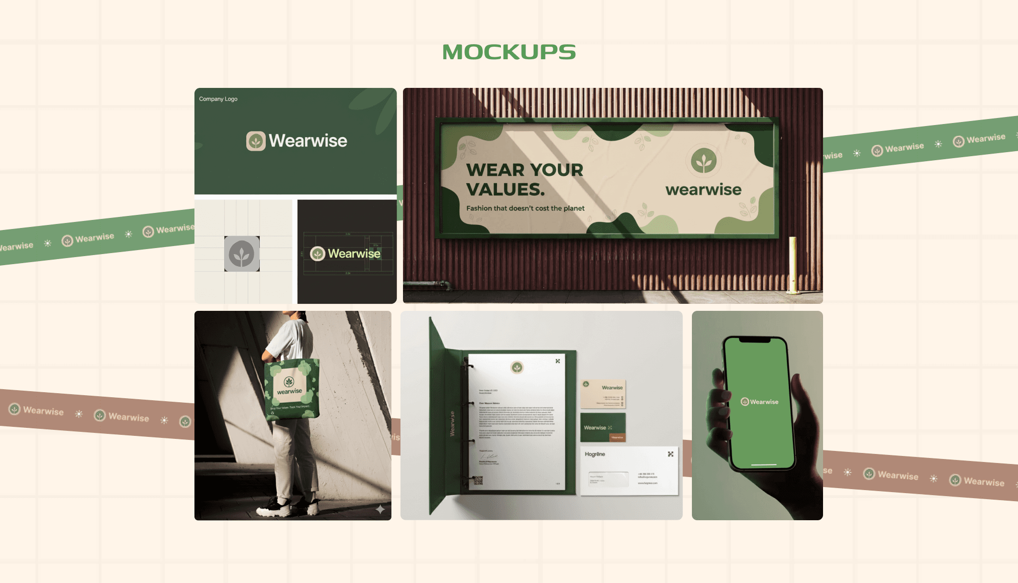Designed a sleek and minimal brand logo and visualized the brand identity on bags, ledgers and billboards