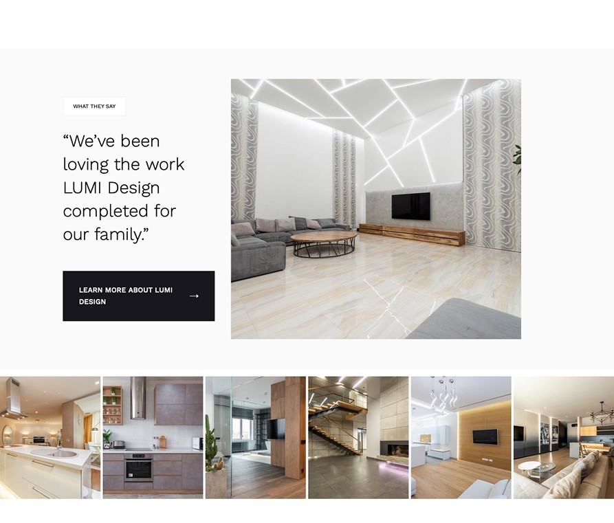 An interior design example.