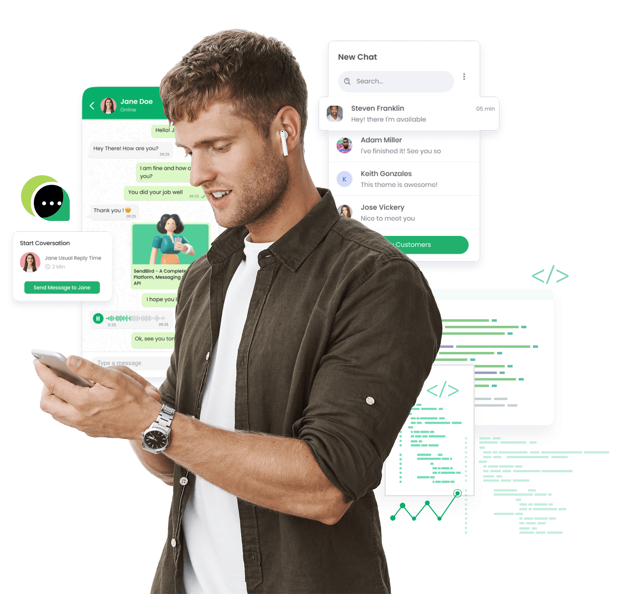 Functional WhatsApp chatbot platform