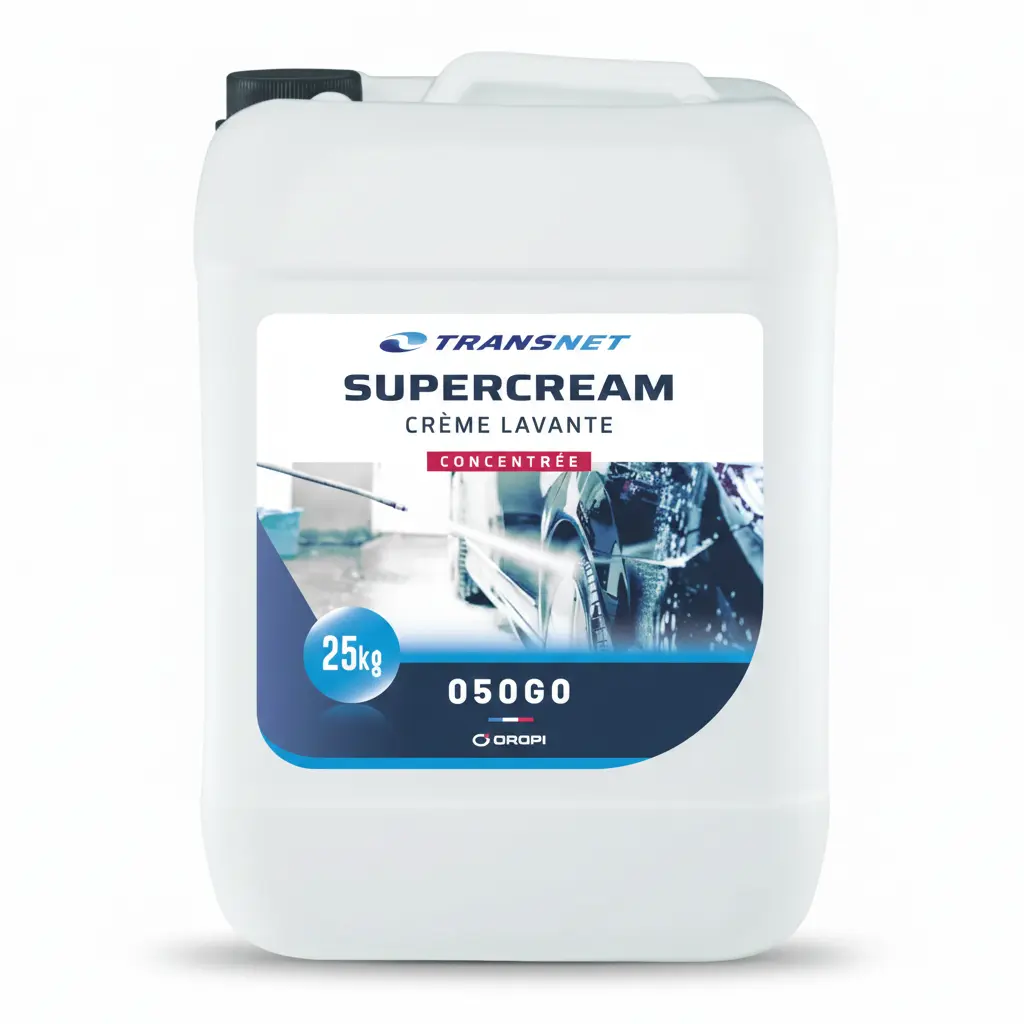 SUPERCREAM - skoncentrowany szampon do karoserii, intensywnie myjący, pH 11.7, myjnie samoobsługowe