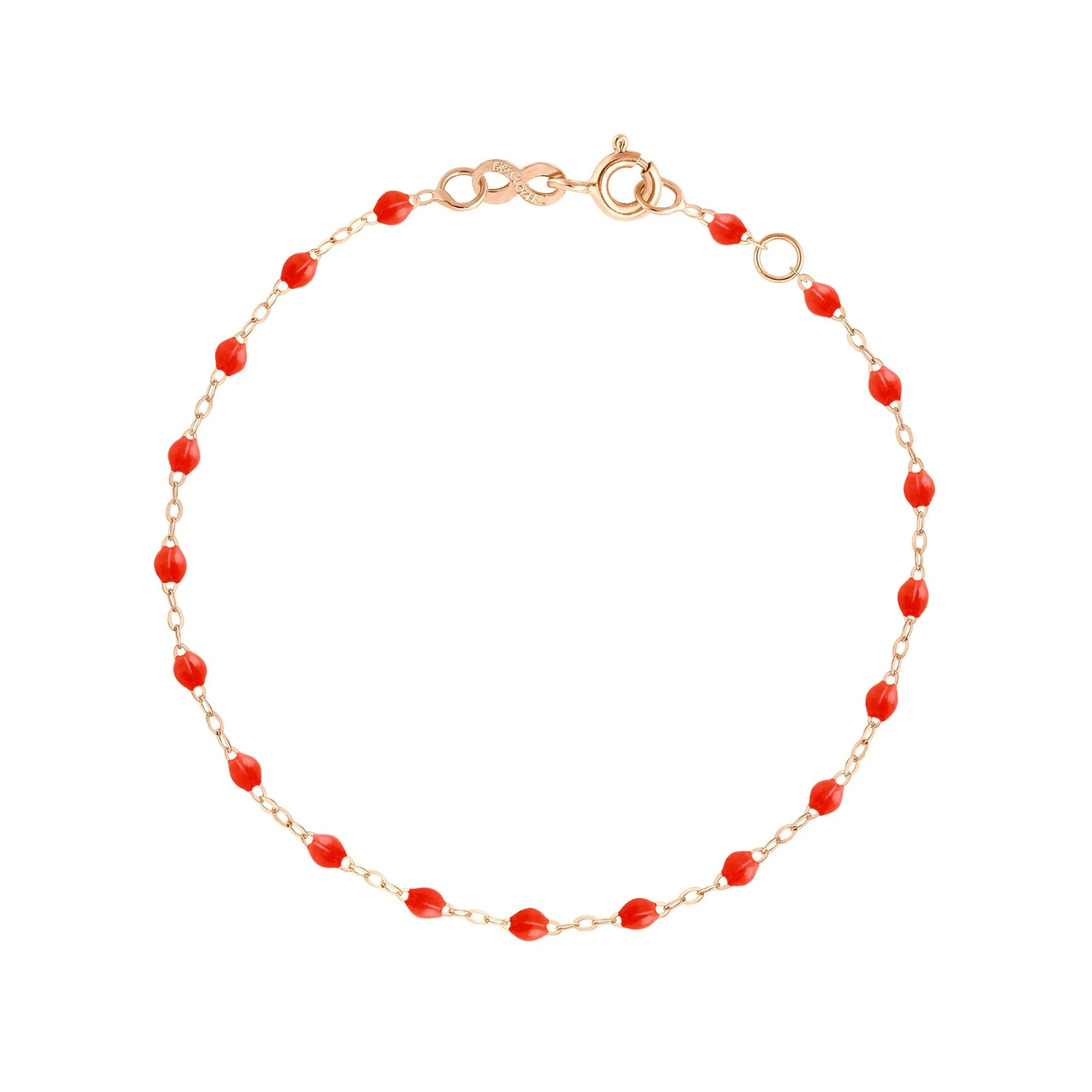 Bracelet corail Classique Gigi, or rose