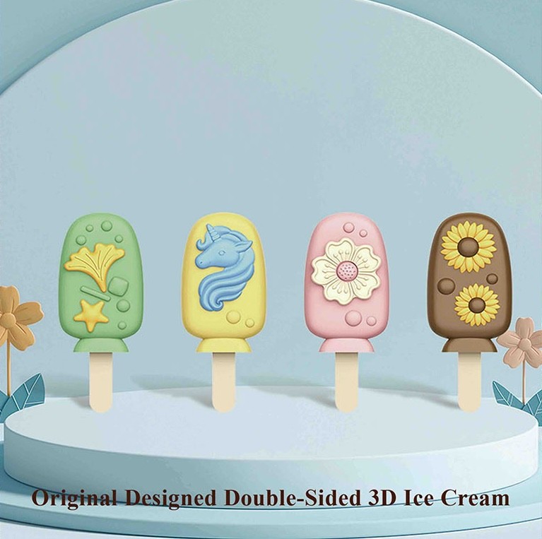 Image of an object-shaped ice cream set