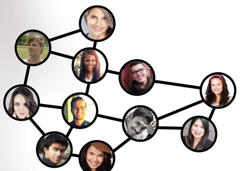 Illustration showing diverse community members interacting around a large star symbol, representing Super Users as key contributors and brand ambassadors within an online community.