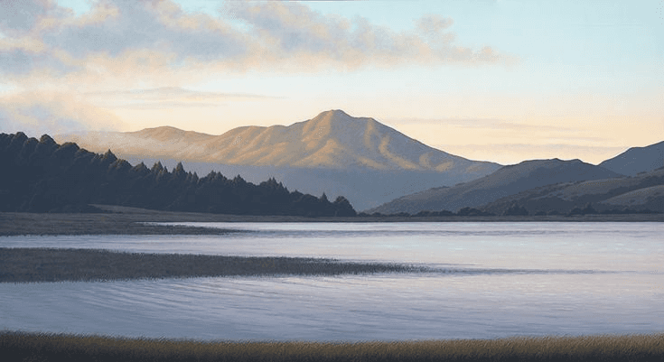 canal between cherry blossom trees