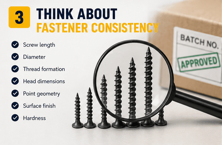Think About Fastener Consistency