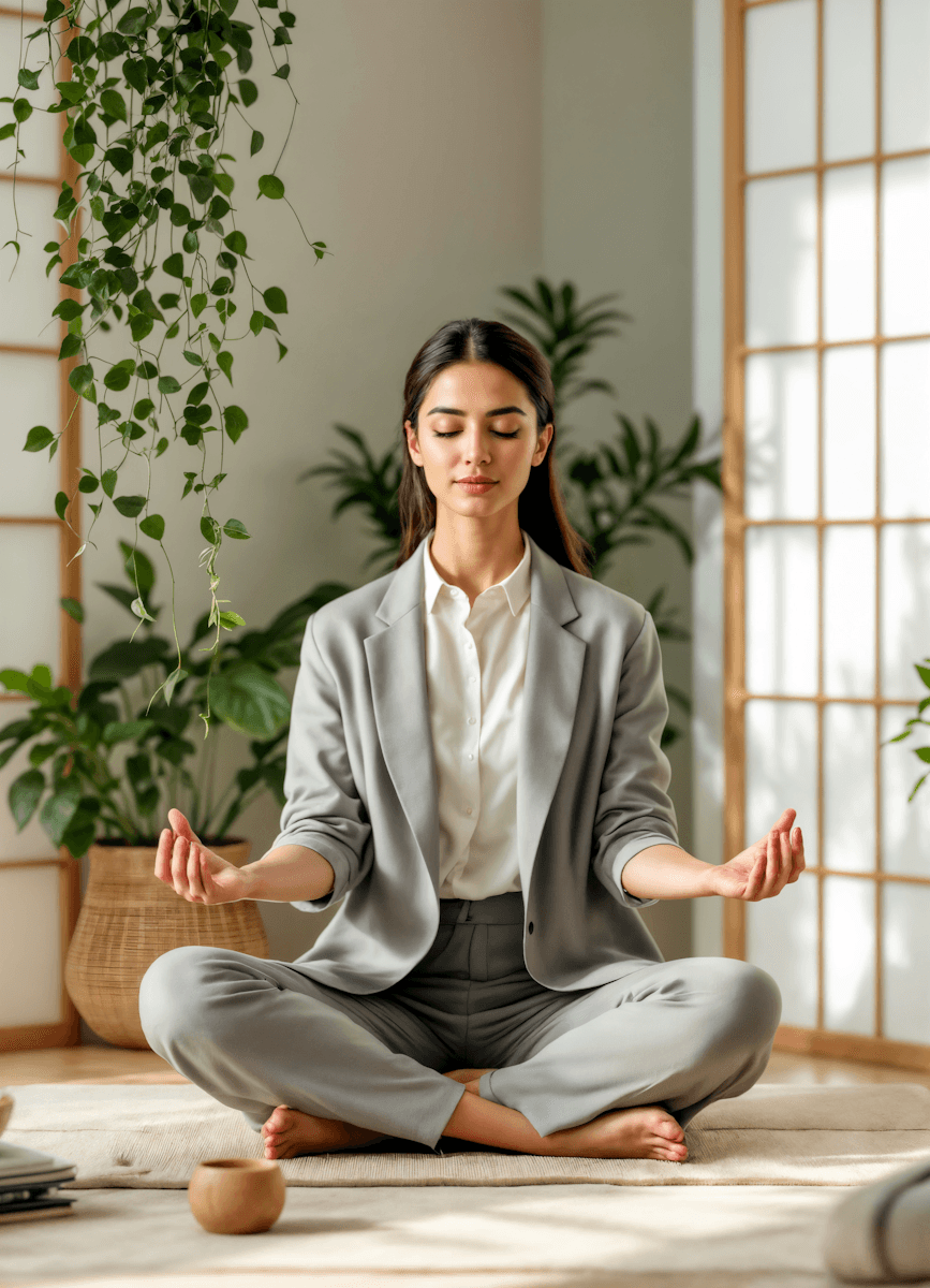 Girl Doing Yoga