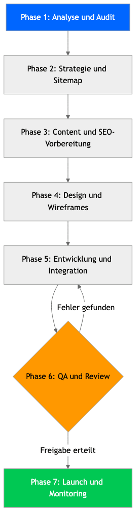 Checkliste: Website Relaunch Checkliste