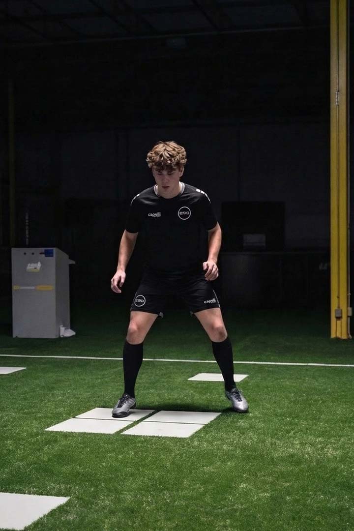 a bridge with lights at night