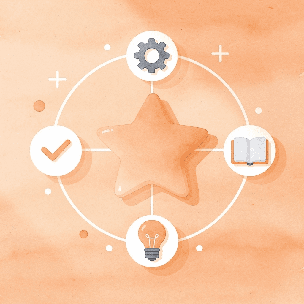 AI search ecosystem hub showing connected platforms