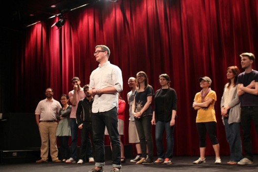 "designer as" students on the stage