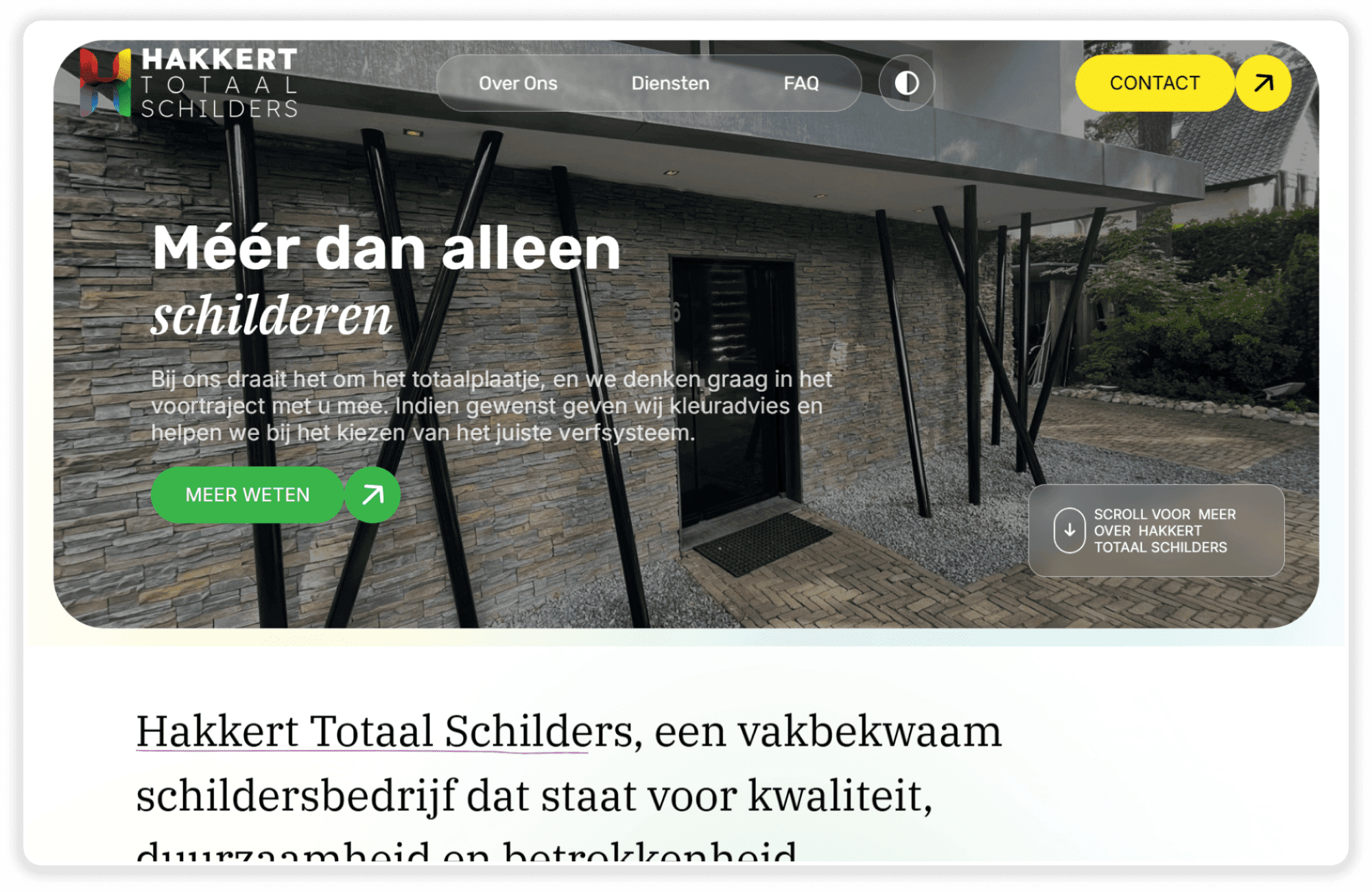 Hakkert Totaal Schilders x We make it