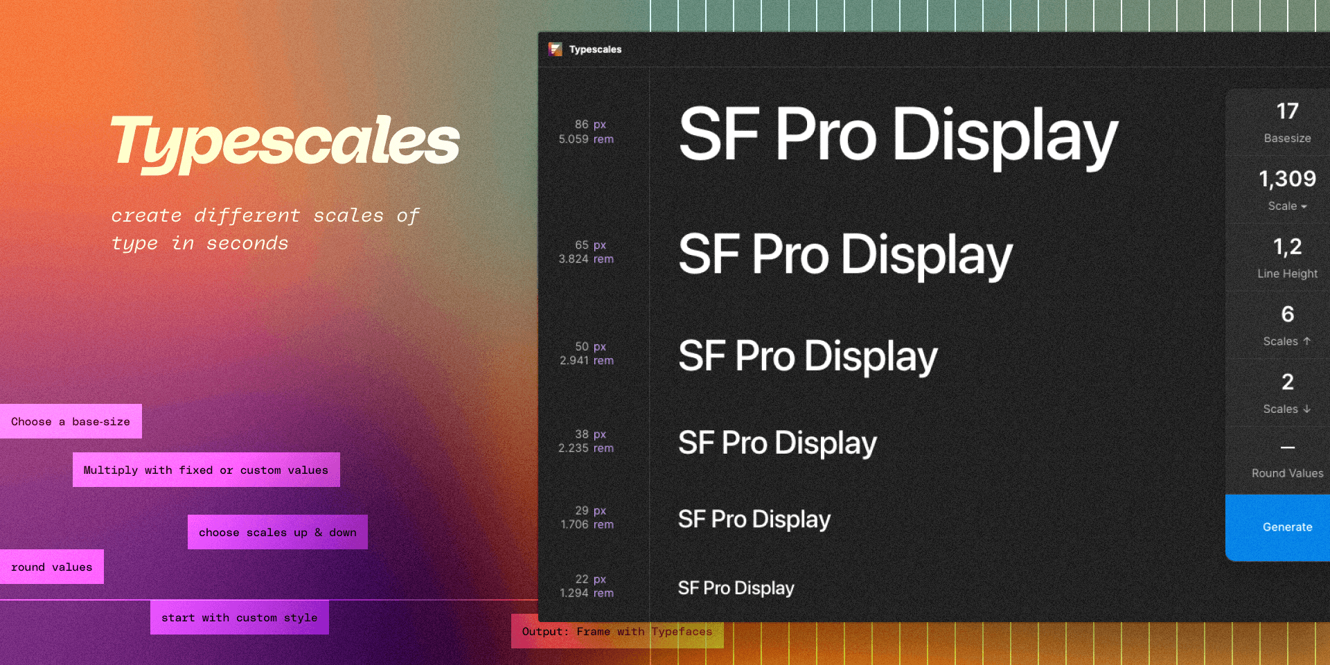 Typescales | Design system & Fonts Plugin | BestFigmaPlugins.com