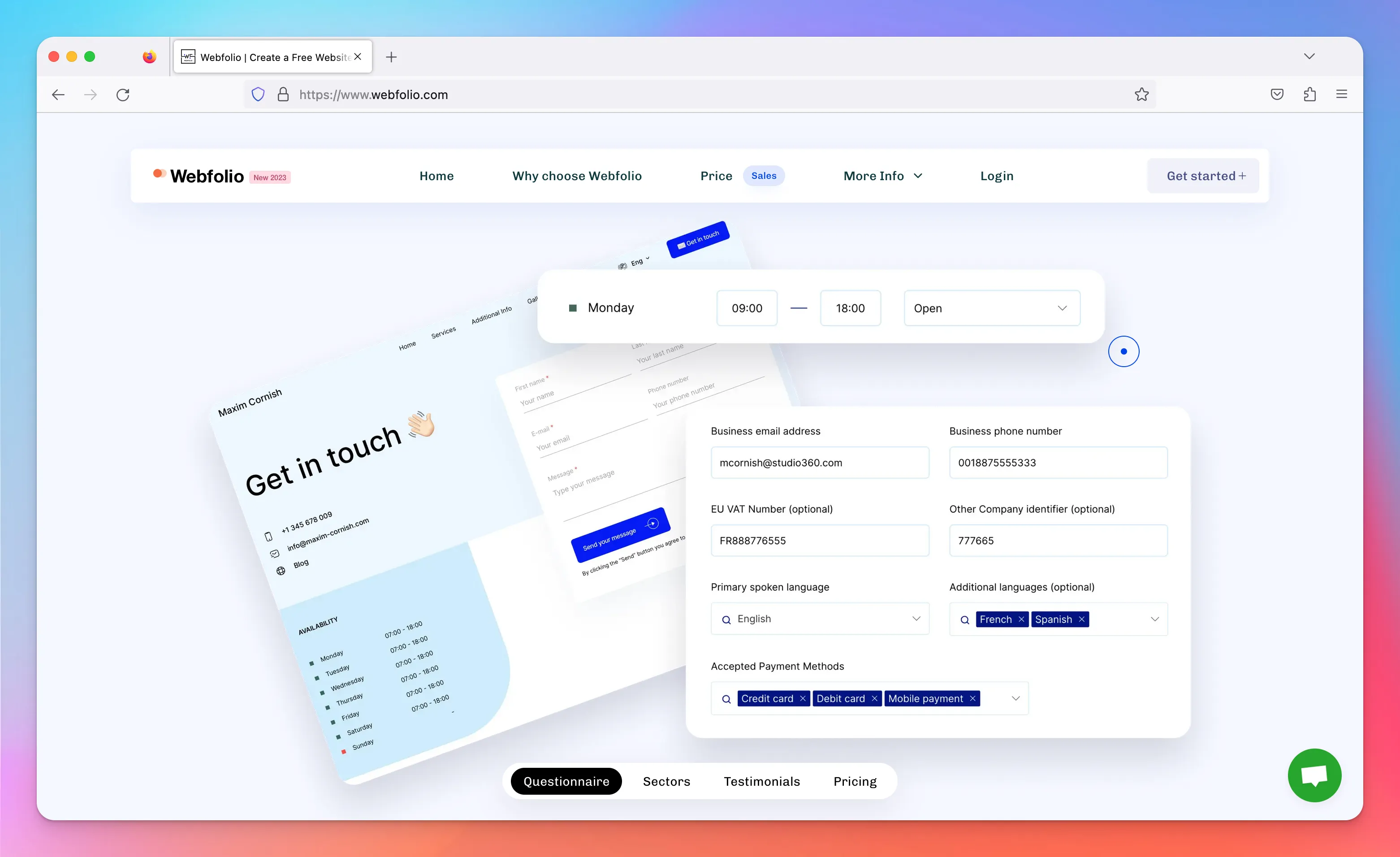 App screenshot