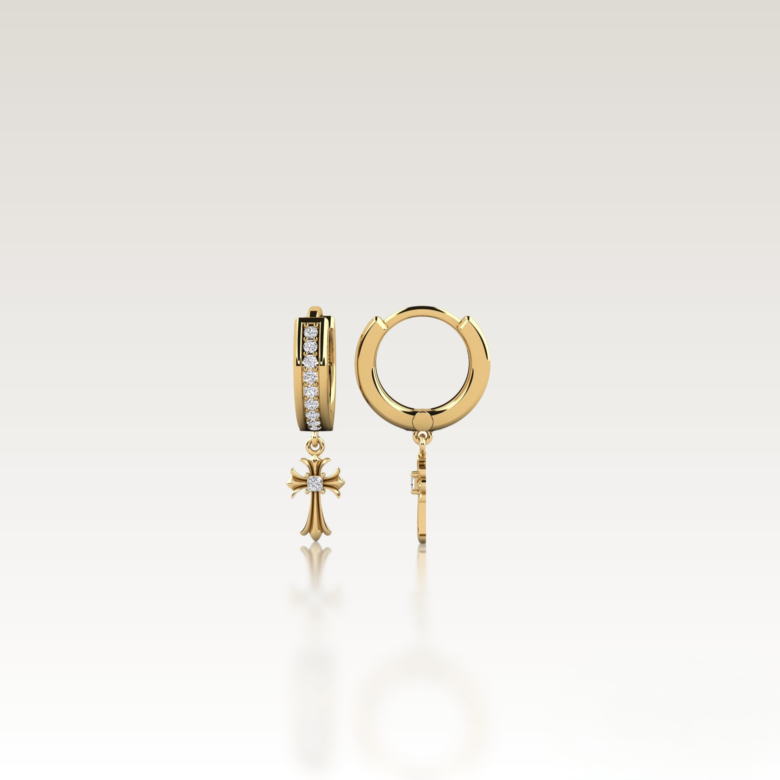 SAINT' Cross Earrings image 4