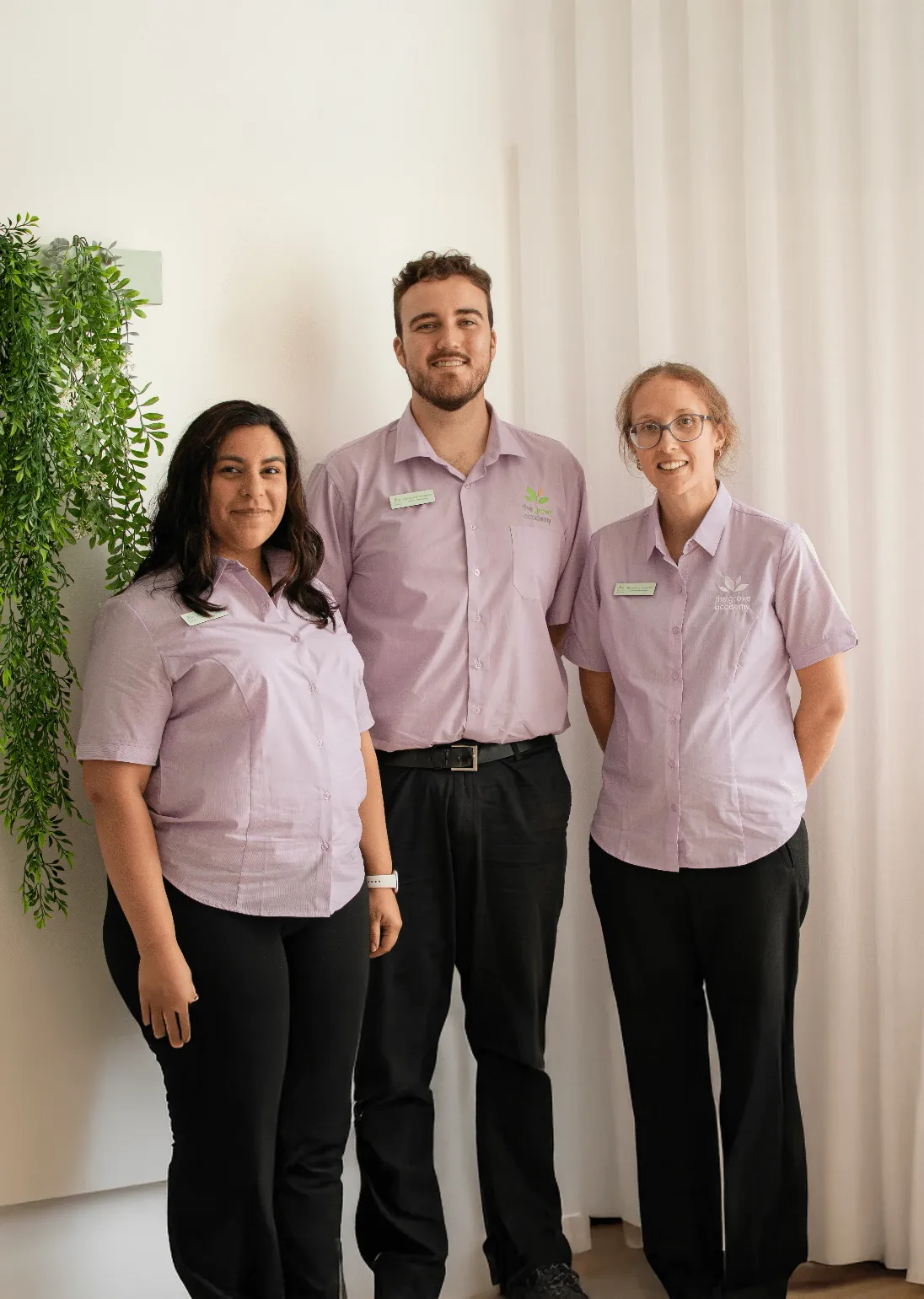 modern dark blue interior with men