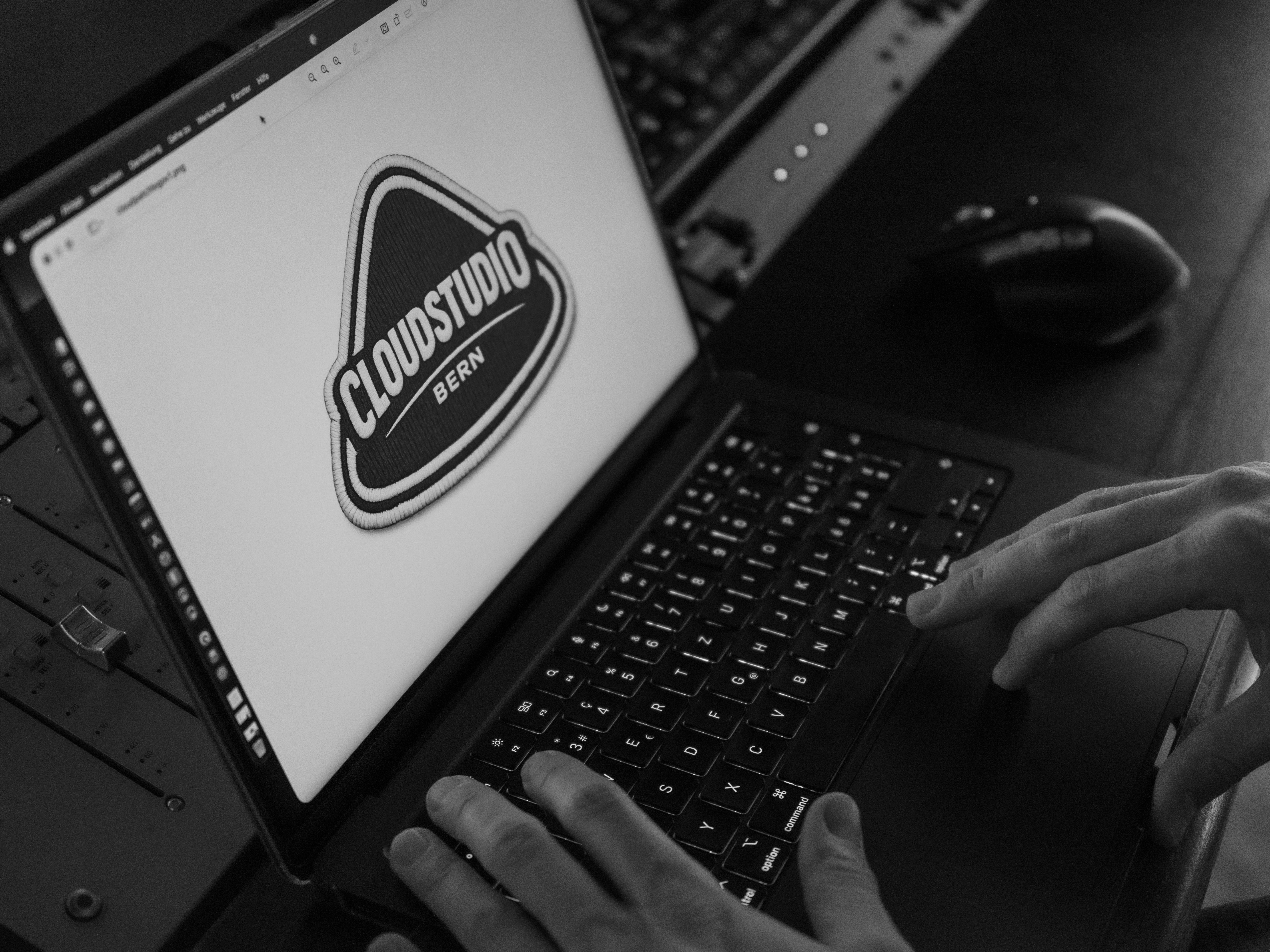 A camera with its accessories