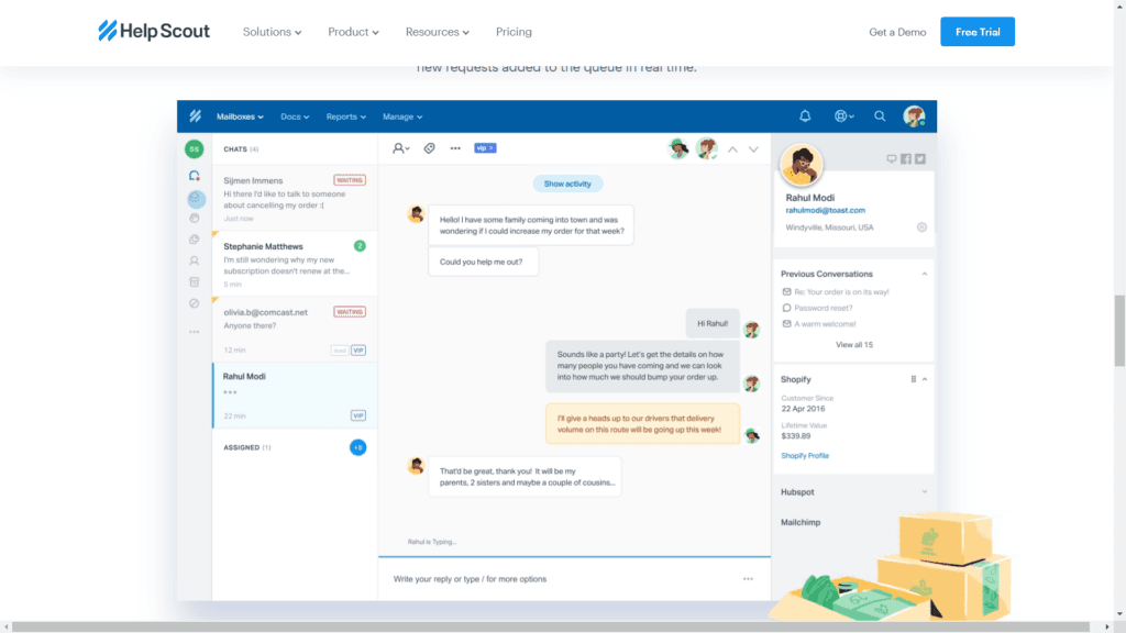 Help scout, paylaşımlı gelen kutusu, müşteri destek