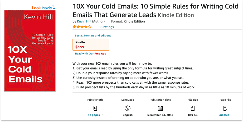 Cold Email Books 10x your cold emails | Breakcold