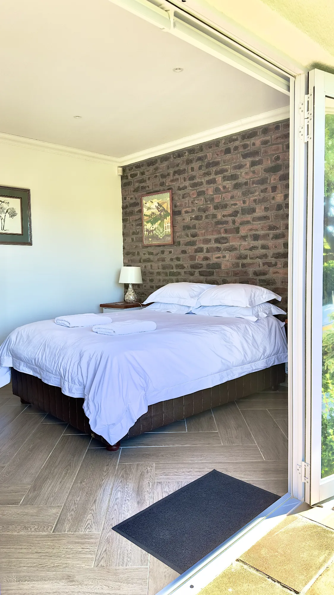 Image from the entrance into our A View Twenty-Four 7 room.