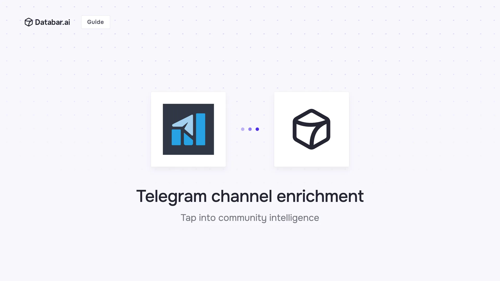Telegram channel enrichment