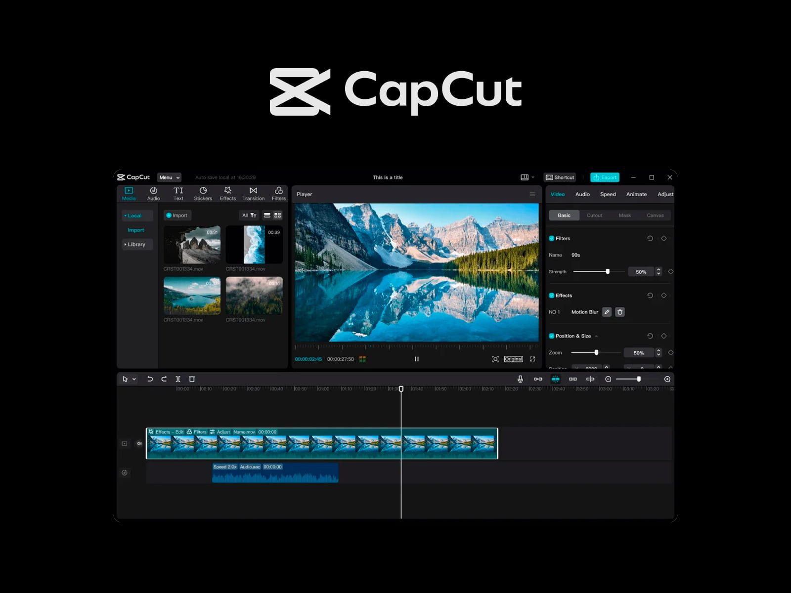 CapCut Commerce Pro showing AI video generator and TikTok Shop product integration
