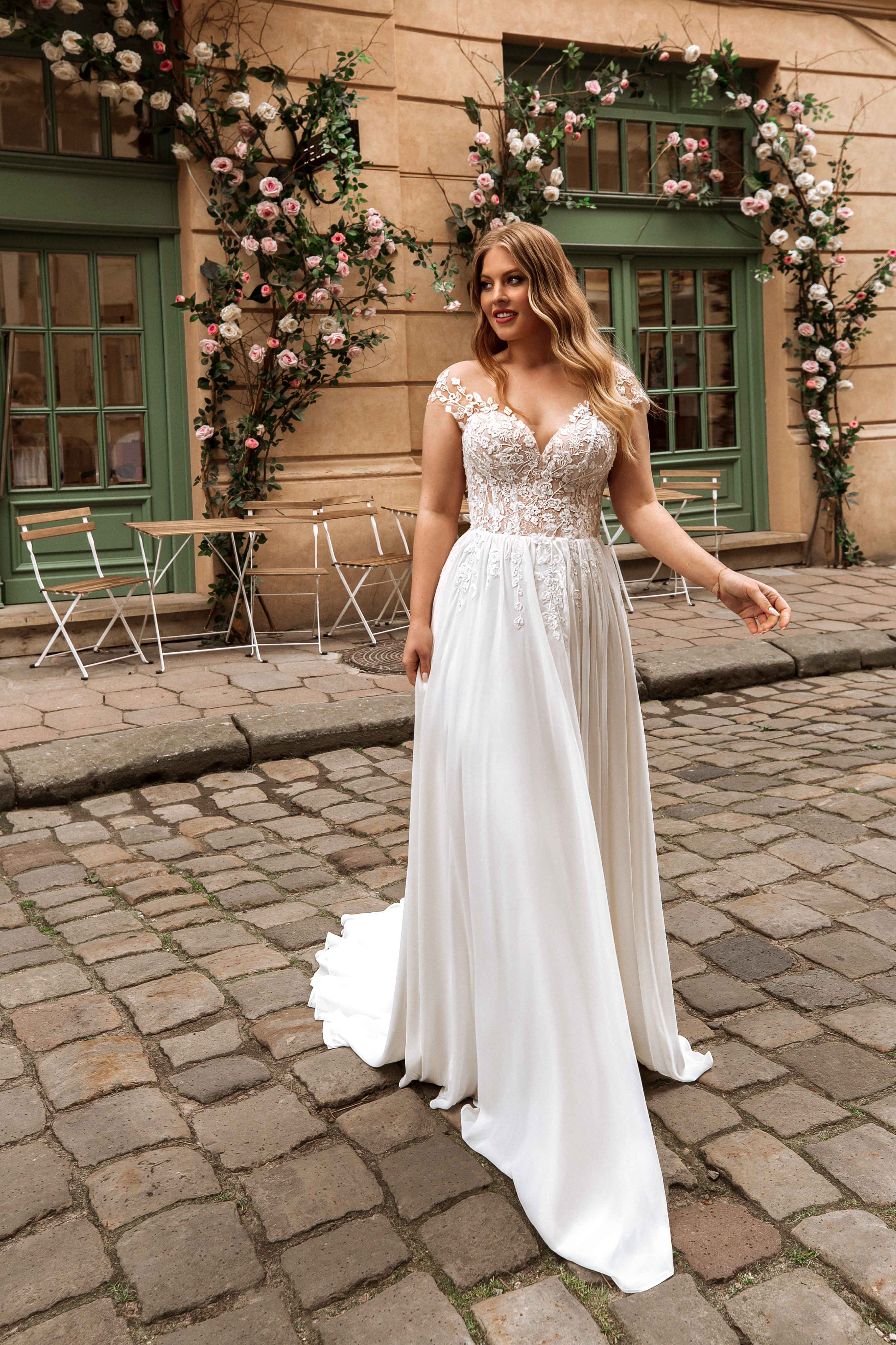 Plus Size Hochzeitskleid mit Stil